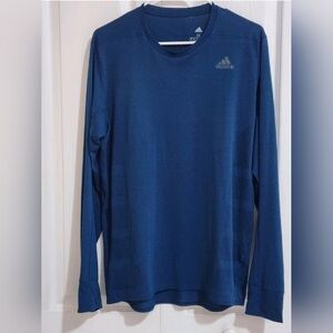 Adidas Climacool Men’s Running Long Sleeve Shirt Size M Blue
